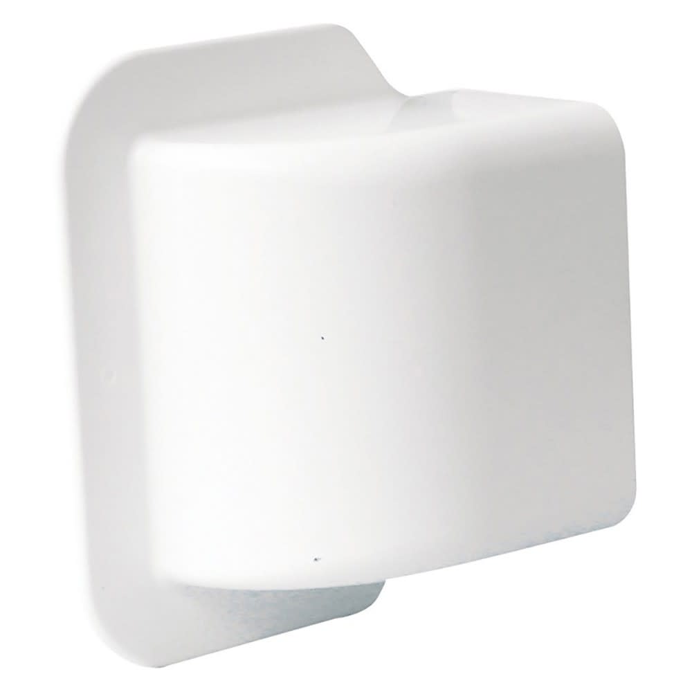 Planet Wattohm - Traversée de cloison coudée-Pour goulotte de climatisation Viaclim 70x60mm-Blanc