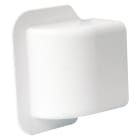 Planet Wattohm - Traversée de cloison coudée-Pour goulotte de climatisation Viaclim 70x60mm-Blanc