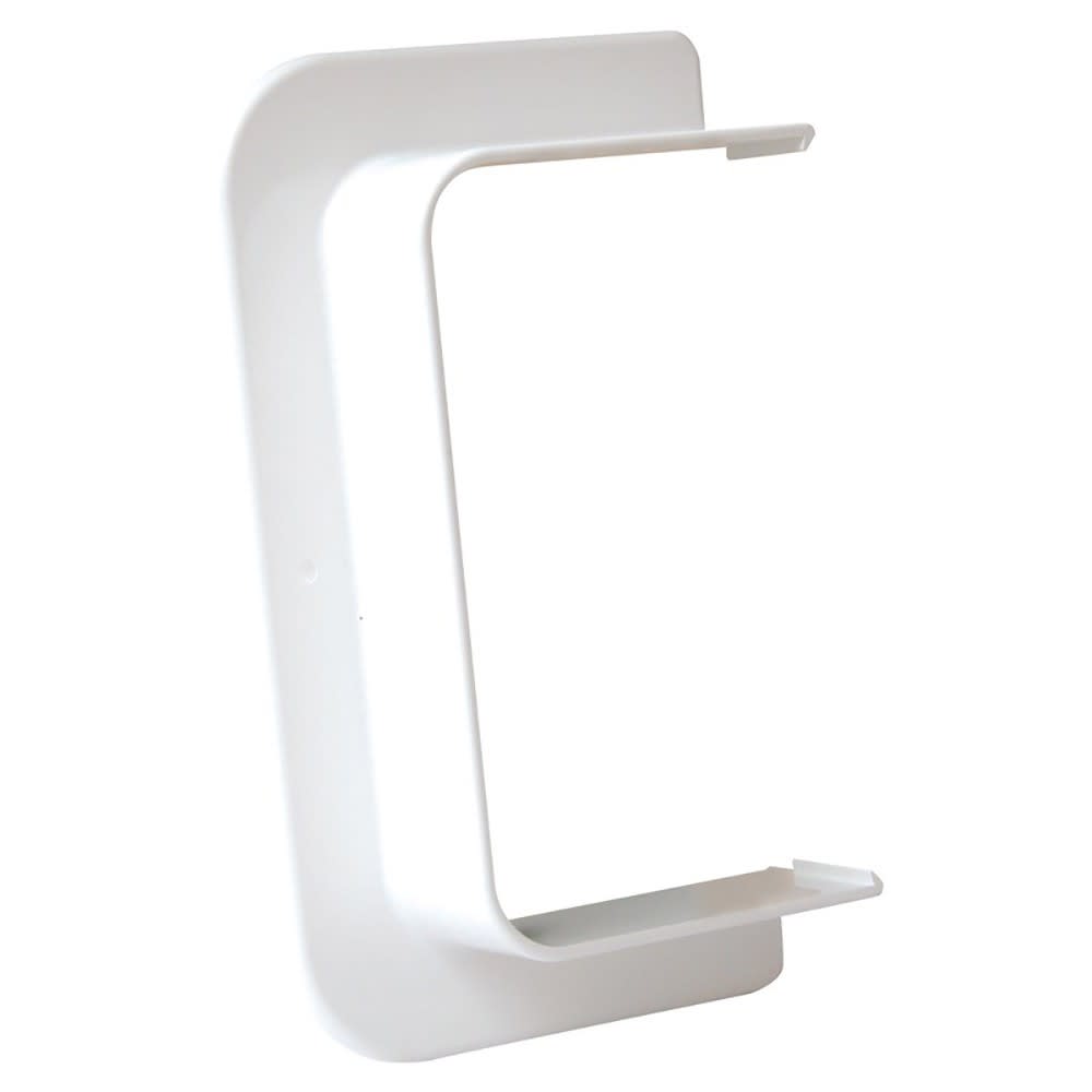 Planet Wattohm - Traversée de cloison droite-Pour goulotte climatisation Viaclim 100x60mm-Blanc