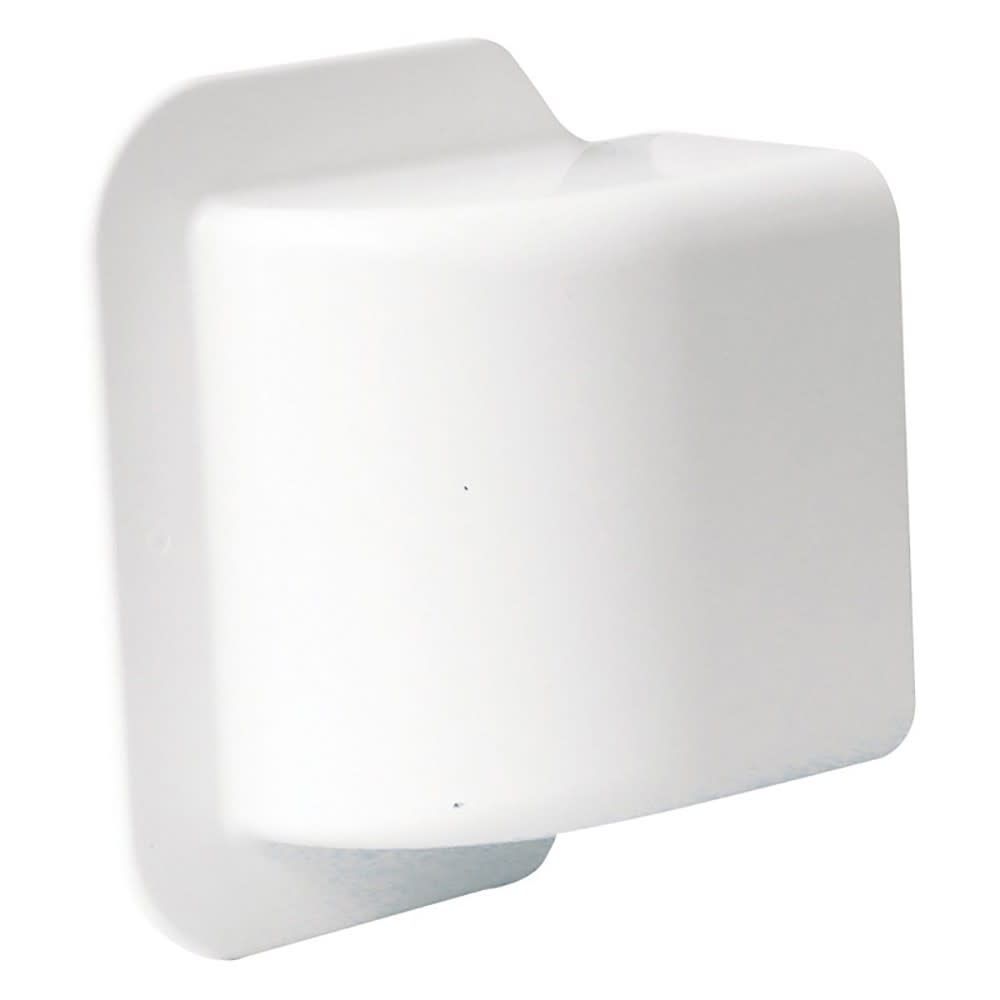 Planet Wattohm - Traversée de cloison coudée-Pour goulotte climatisation Viaclim 100x60mm-Blanc