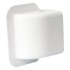 Planet Wattohm - Traversée de cloison coudée-Pour goulotte climatisation Viaclim 100x60mm-Blanc