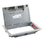 Planet Wattohm - Cadre + couvercle Boîte standard métal finition inox 8/12m