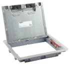 Planet Wattohm - Cadre + couvercle Boîte standard métal finition inox 12/18m