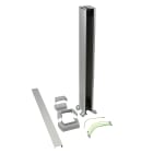 Planet Wattohm - Colonnette 1 compartiment LOGIX 0,68m Aluminium