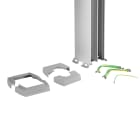 Planet Wattohm - Colonne 4 compartiments LOGIX 3.30m Aluminium