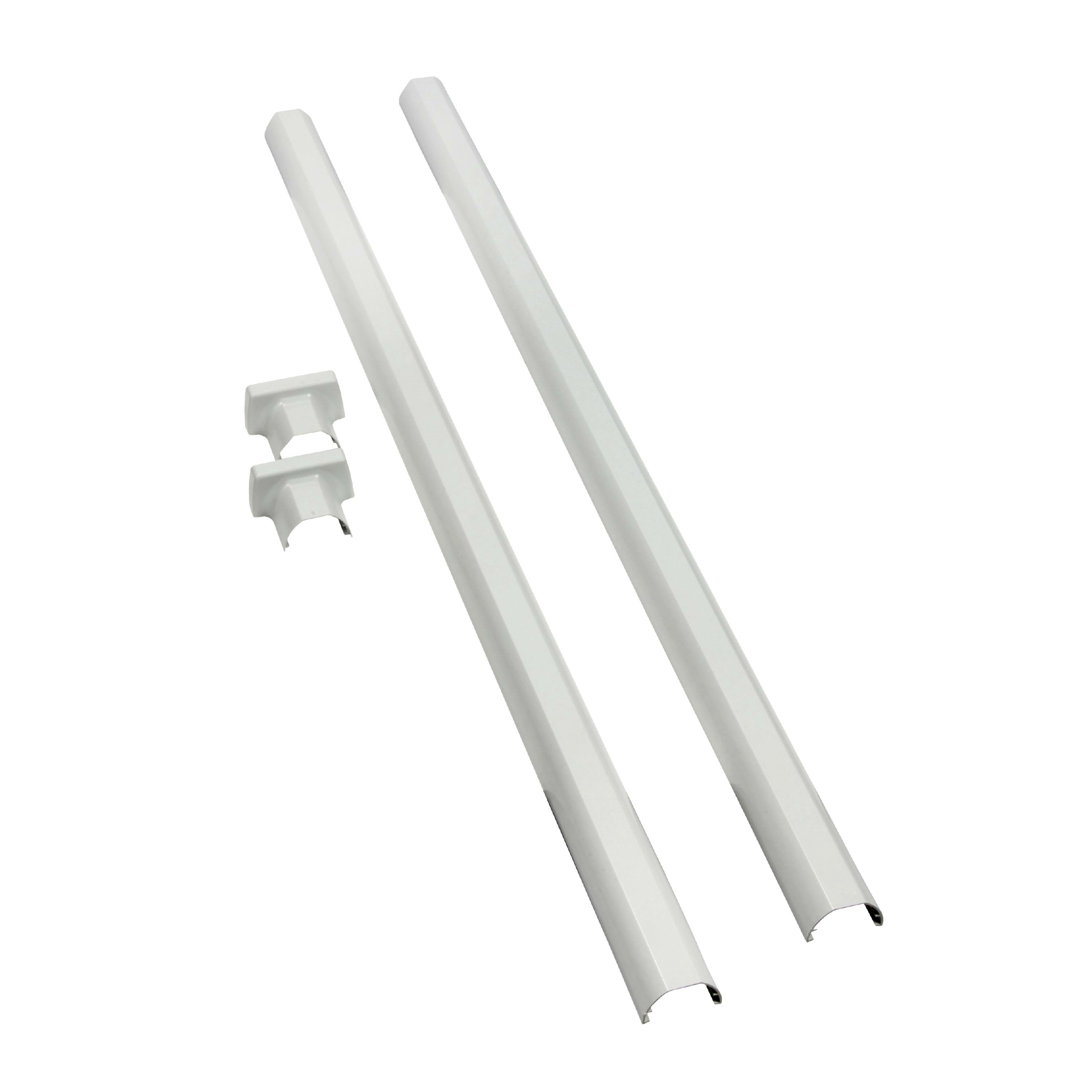 Planet Wattohm - Deux-demi couvercles et deux-demi capots en PVC pour perche - Gris