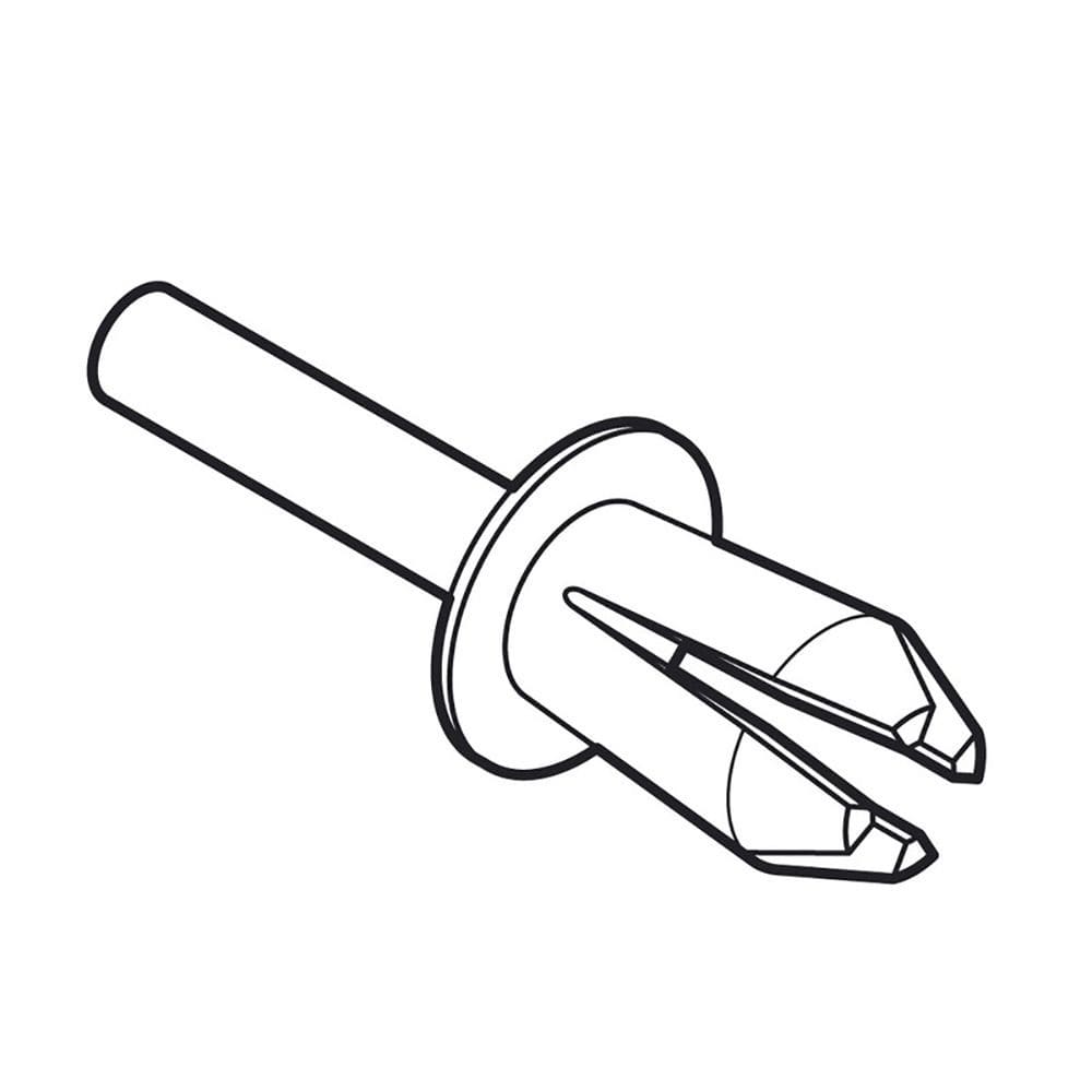 Planet Wattohm - Rivet standard Ø4mm pour toutes les dimensions de goulottes Segma