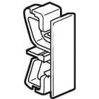 Planet Wattohm - Normaclip pour goulotte Logix 45 - livré par 2 - PVC - Alumnic RAL9006