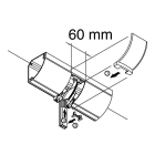 Planet Wattohm - Dérivation Logix pour moulure DCL 22x12mm-32x12mm-32x15mm-PVC couleur Aluminium