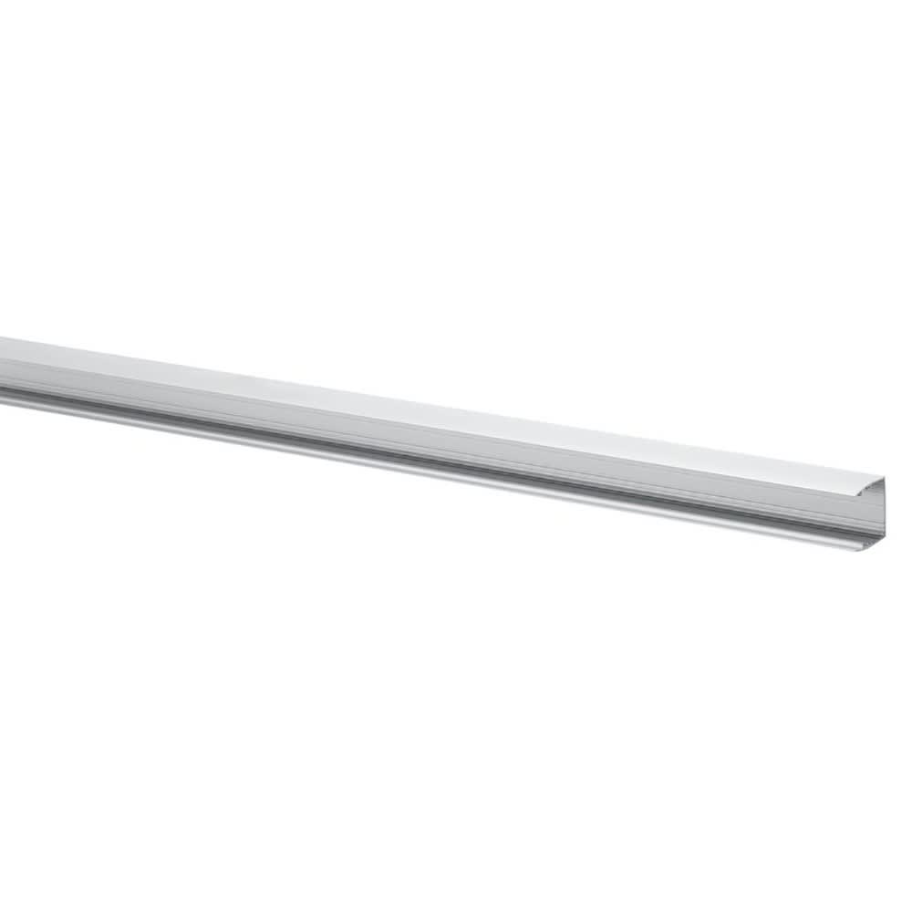 Planet Wattohm - Goulotte Logix 45 - 50x50mm - 1 compartiment-fond livré sans couvercle-Aluminium