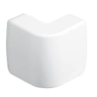 Planet Wattohm - Angle extérieur Variasouple +ou-7° pour moulure Keva 32mmx12mm -PVC Blanc Artic