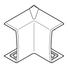 Planet Wattohm - Angle intérieur Variasouple +ou-7° pour moulure Keva 50mmx20mm -PVC Blanc Artic