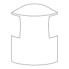 Planet Wattohm - Dérivation moulure d?angle 30x30mm-Pour moulures Keva profondeur 20mm-PVC Blanc