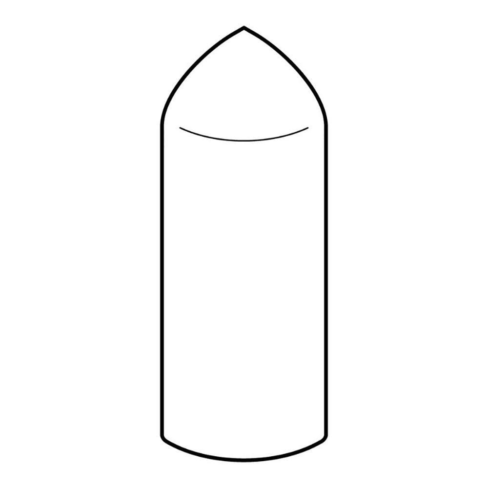 Planet Wattohm - Embout droit ou gauche pour plinthe Keva 80mmx20mm - PVC Blanc Artic