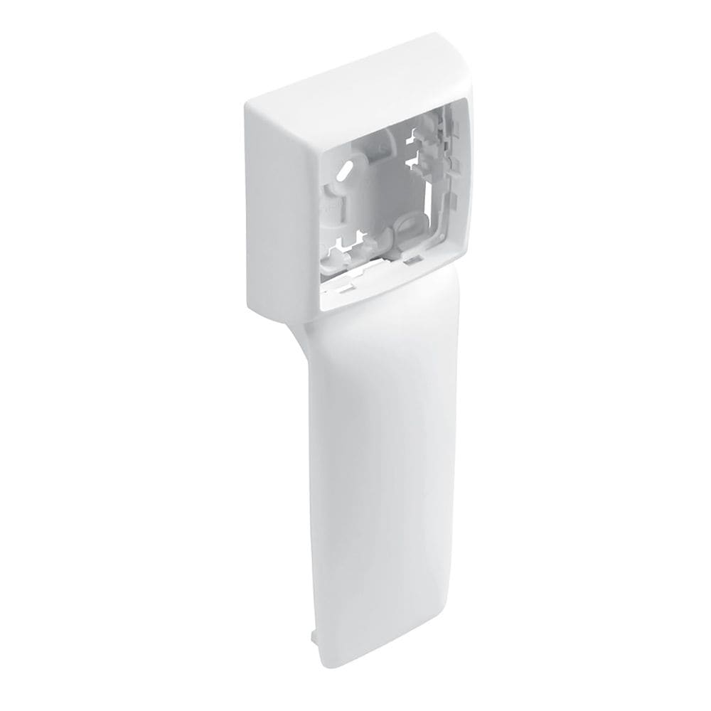 Planet Wattohm - Cadre simple Appareillage Saillie Legrand - Pour plinthe Keva 125x20mm - Blanc