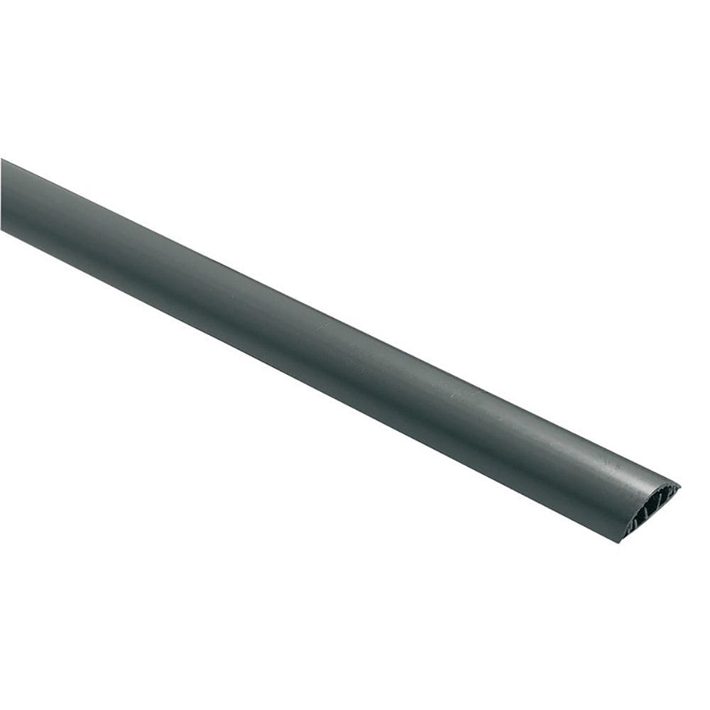 Planet Wattohm - Passage de plancher 50x12mm-Fond+couvercle-3 compartiments-Longueur 2m-Gris 7016