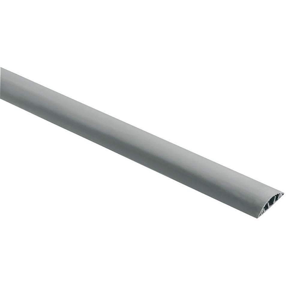 Planet Wattohm - Passage de plancher 50x12mm-Fond+couvercle-3 compartiments-Longueur 2m-Gris 7030