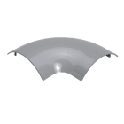 Planet Wattohm - Angle à 90° pour passage de plancher 75mmx18mm - PVC Gris RAL7030