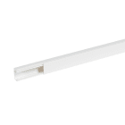 Planet Wattohm - Goulotte distribution Viadis 40x25mm-Fond+couvercle-1 compart-Longueur 2m-Blanc