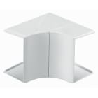 Planet Wattohm - Angle intérieur variable +ou-5°- Pour goulotte distribution Viadis 40x25mm-Blanc