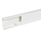 Planet Wattohm - Goulotte distribution Viadis 120x40mm-Fond+couvercle-1 compart-Longueur 2m-Blanc