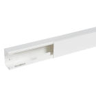 Planet Wattohm - Goulotte distribution Viadis 90x60mm-Fond+couvercle-1 compart-Longueur 2m-Blanc
