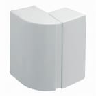 Planet Wattohm - Angle extérieur variable +ou-5°- Pour goulotte distribution Viadis 90x60mm-Blanc