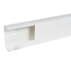 Planet Wattohm - Goulotte distribution Viadis 200x80mm-Fond+couvercle-1 compart-Longueur 2m-Blanc