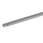 Planet Wattohm - Goulotte de câblage Segma - 15mmx25mm - Fond+couvercle - Longueur 2m - PVC gris