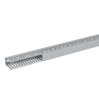Planet Wattohm - Goulotte de câblage Segma - 40mmx60mm - Fond+couvercle - Longueur 2m - PVC gris