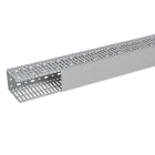 Planet Wattohm - Goulotte de câblage Segma - 80mmx100mm - Fond+couvercle - Longueur 2m - PVC gris