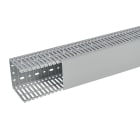 Planet Wattohm - Goulotte de câblage Segma - 100mmx100mm - Fond+couvercle - Longueur 2m -PVC gris
