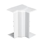Planet Wattohm - Angle intérieur variable 80° à 120° - Pour goulotte Logix 50x50mm - Blanc Artic