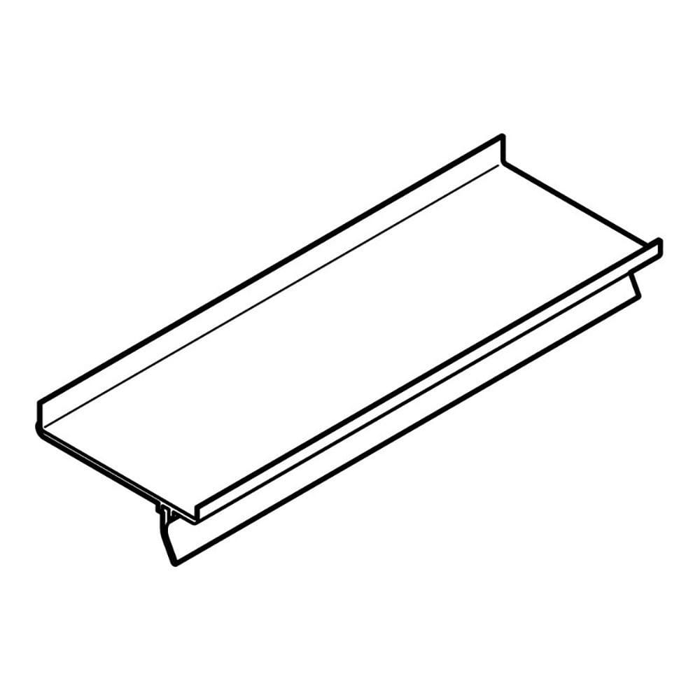 Planet Wattohm - Joint de sol goulotte Logix45 et Universel, sauf exception-Largeur 80mm-Blanc
