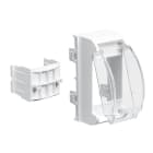 Planet Wattohm - LOGIX 45 - disjoncteur blanc artic - montage direct goulotte - blanc artic