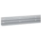 Planet Wattohm - Goulotte Logix Universel - 85x50mm - 1 compartiment - Sans couvercle -Aluminium