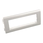 Planet Wattohm - Support appareillage Logix-3 postes-Largeur 80mm-Pour Logix Universel aluminium