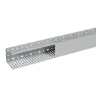 Planet Wattohm - Goulotte de câblage Segma - 80mmx80mm - Fond+couvercle - Longueur 2m - PVC gris