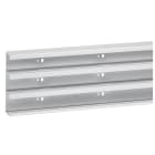 Planet Wattohm - Goulotte Logix 45 - 190x50mm-3 compartiments-fond livré sans couvercle-Aluminium