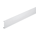 Planet Wattohm - Couvercle largeur 80mm - Longueur 2m - Pour goulotte Logix Universel Aluminium