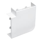 Planet Wattohm - Angle plat - Pour goulotte Logix et Logix ZH 130x50mm - Blanc Artic