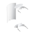 Planet Wattohm - Fond d'angle intérieur VDI - Pour goulottes Logix Universel - PVC Blanc Artic