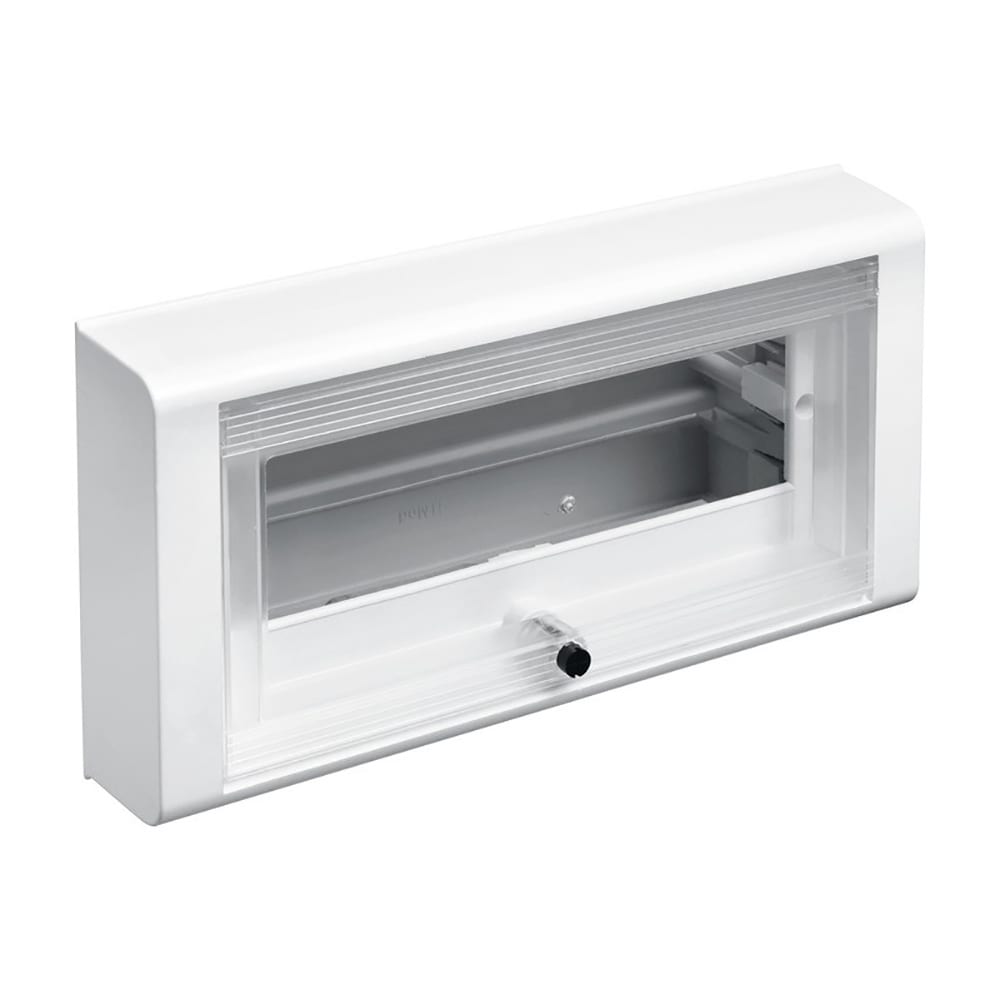 Planet Wattohm - Support disjoncteur a volets 10 modules-Pour goulotte Logix Universel 160-250x50