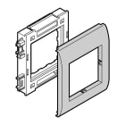 Planet Wattohm - Support appareillage Logix-1 poste-Largeur 80mm-Pour Logix Universel aluminium