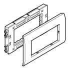 Planet Wattohm - Support appareillage Logix-2 postes-Largeur 80mm-Pour Logix Universel aluminium