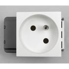 Planet Wattohm - Prise 2P+T Logix - 2 modules - 16A - 250V - Bornes auto