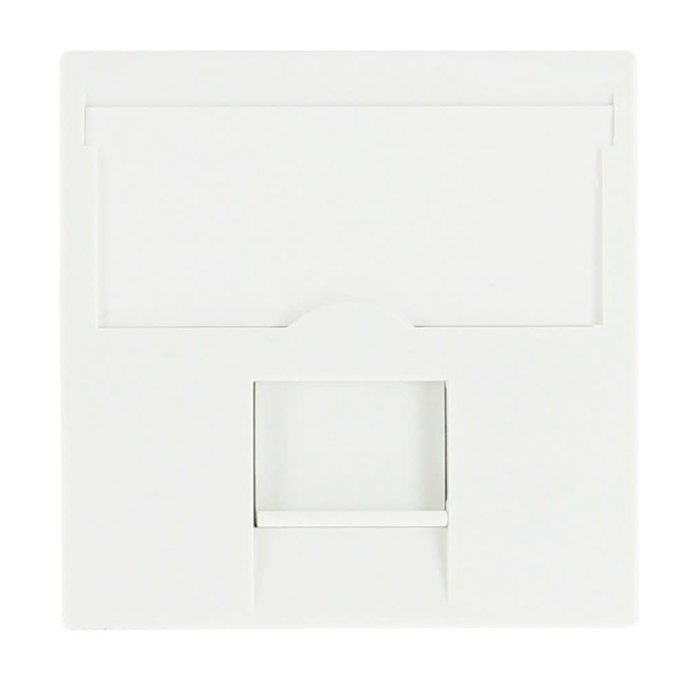 Planet Wattohm - Prise RJ45 catégorie 6 Logix - Ecrantée FTP - 2 modules - Blanc Artic