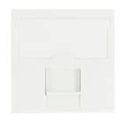 Planet Wattohm - Prise RJ45 catégorie 6 Logix - Ecrantée FTP - 2 modules - Blanc Artic