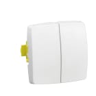 Planet Wattohm - Commande réversible double composable blanc