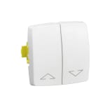 Planet Wattohm - interrupteur individuel volet roulant composable blanc